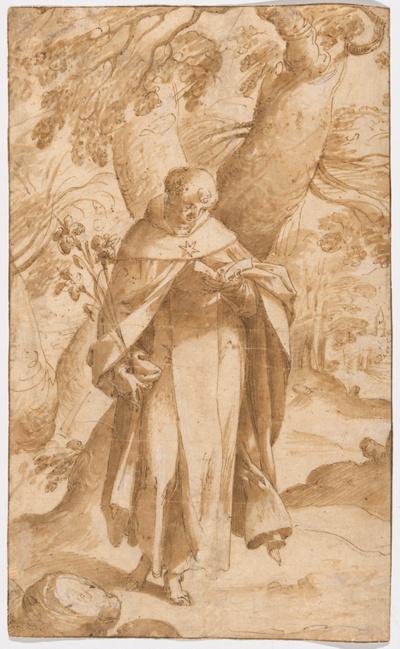 Saint Dominic Reading