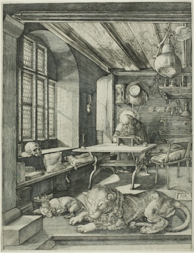 Saint Jerome in His Study
