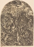 Saint John Sees the Four Horsemen