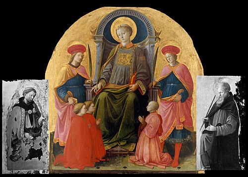 Saint Lawrence Enthroned with Saints and Donors