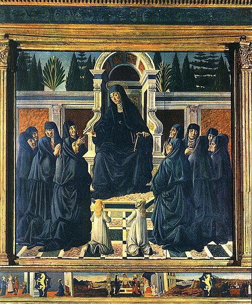Saint Monica Enthroned