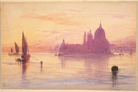 Santa Maria della Salute, Venice, at Sunset