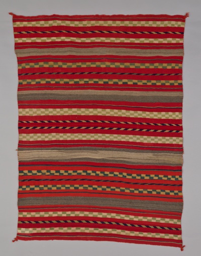Sarape with Compound Banded Design