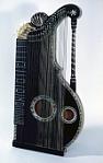 Schwarzer Zither