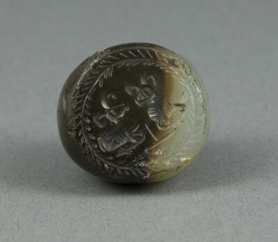 Seal with Two Gazelles