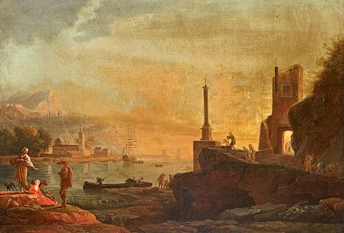 Seaport at Sunset