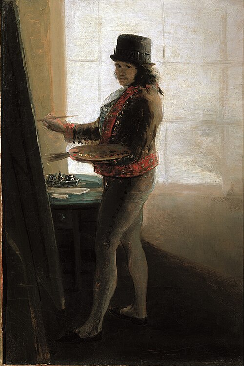 Self-portrait in the Studio