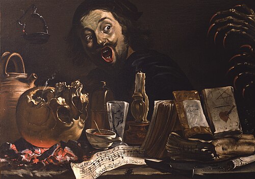 Self Portrait with a Magic Scene