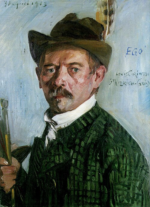 Self-portrait with a Tyroler hat