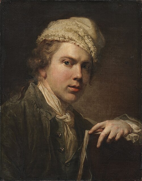 Self-portrait with Portfolio