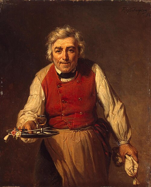Servant with a Tray