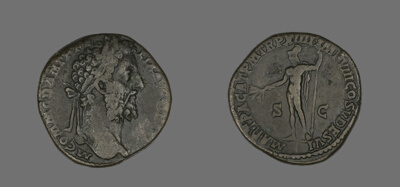 Sestertius (Coin) Portraying Emperor Commodus