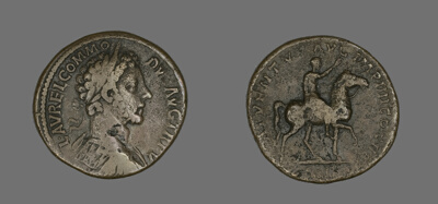 Sestertius (Coin) Portraying Emperor Commodus