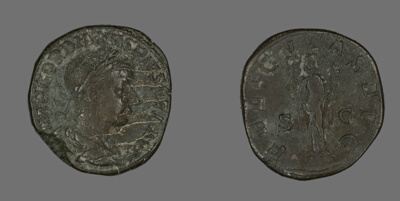 Sestertius (Coin) Portraying Emperor Gordian III