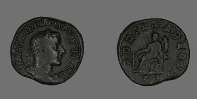 Sestertius (Coin) Portraying Emperor Gordianus