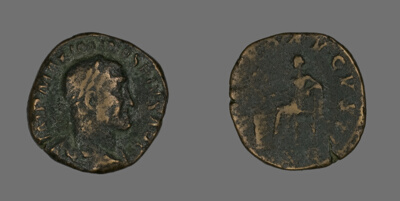Sestertius (Coin) Portraying Emperor Maximinus