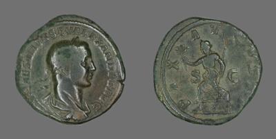 Sestertius (Coin) Portraying Emperor Severus Alexander
