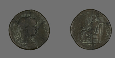 Sestertius (Coin) Portraying Emperor Severus Alexander