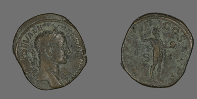 Sestertius (Coin) Portraying Emperor Severus Alexander