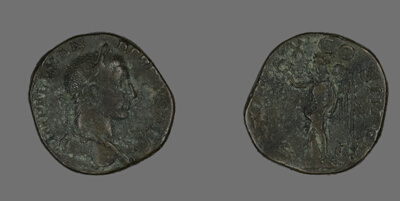 Sestertius (Coin) Portraying Emperor Severus Alexander
