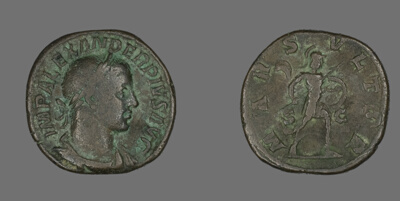 Sestertius (Coin) Portraying Emperor Severus Alexander