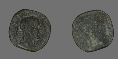 Sestertius (Coin) Portraying Emperor Severus Alexander