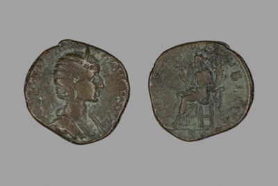 Sestertius (Coin) Portraying Julia Mamaea