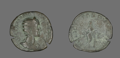 Sestertius (Coin) Portraying Julia Mamaea