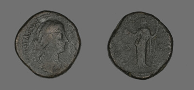 Sestertius (Coin) Portraying Lucilla