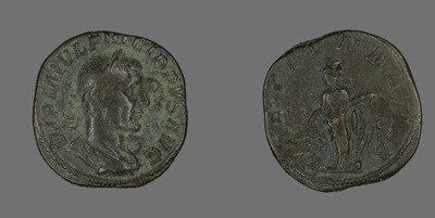 Sestertius (Coin) Portraying Philip the Arab