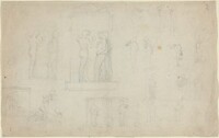 Sheet of Sketches [recto and verso]