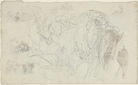 Sheet of Studies [recto and verso]