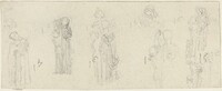 Sheet of Studies [recto and verso]