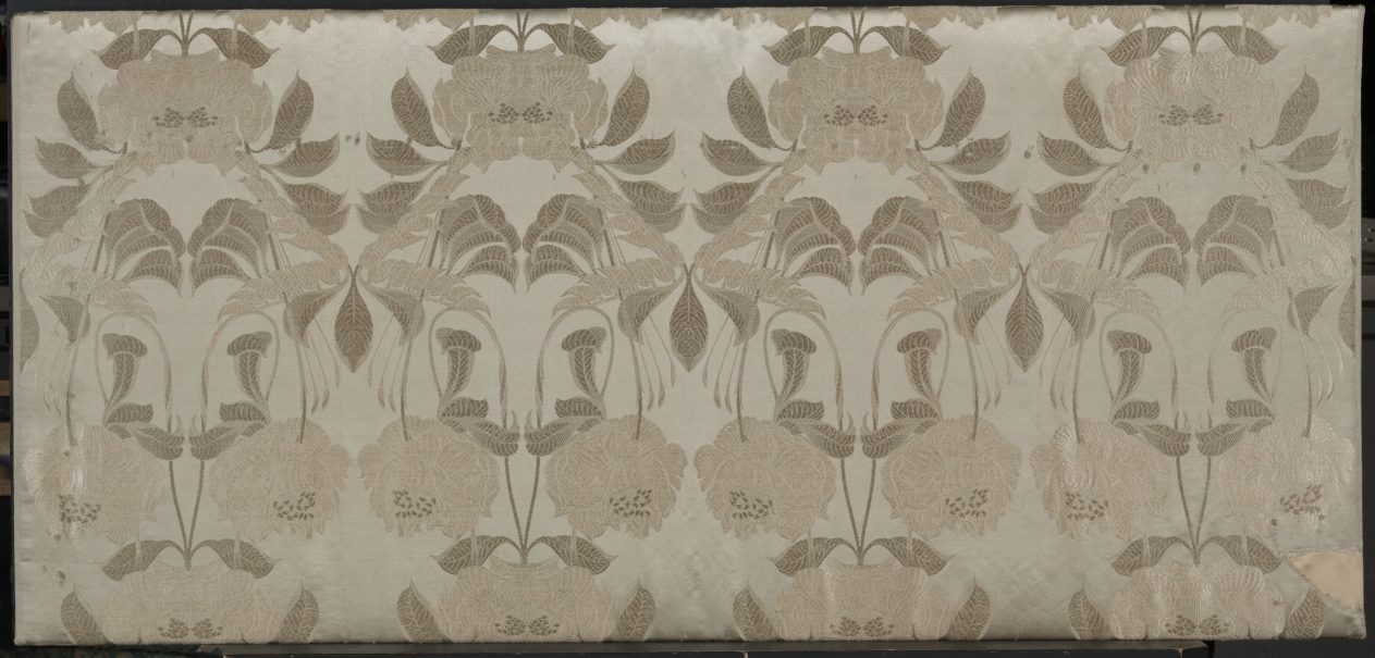 Silk with Art Nouveau Design