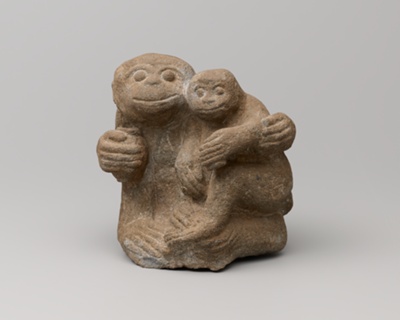 Simian Mother and Child