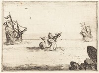 Siren between Two Ships
