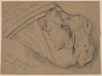 Sketch of a Fragment from a Wall in Capri