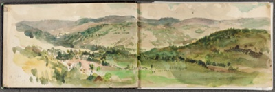 Sketchbook from the Artist's Trip to Germany