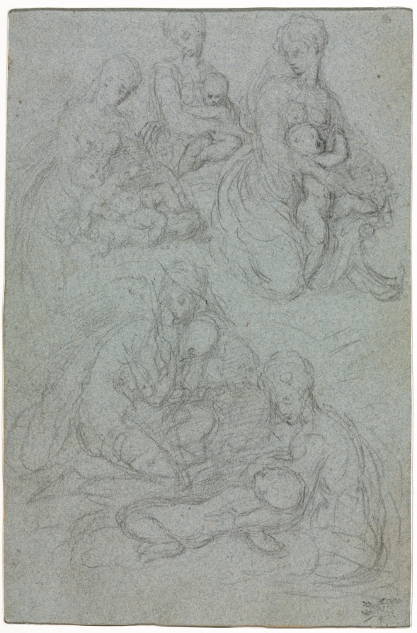 Sketches of Virgin and Child