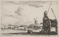 Soldier in Armor and a Cannon