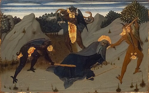 St. Anthony Beaten by Devils