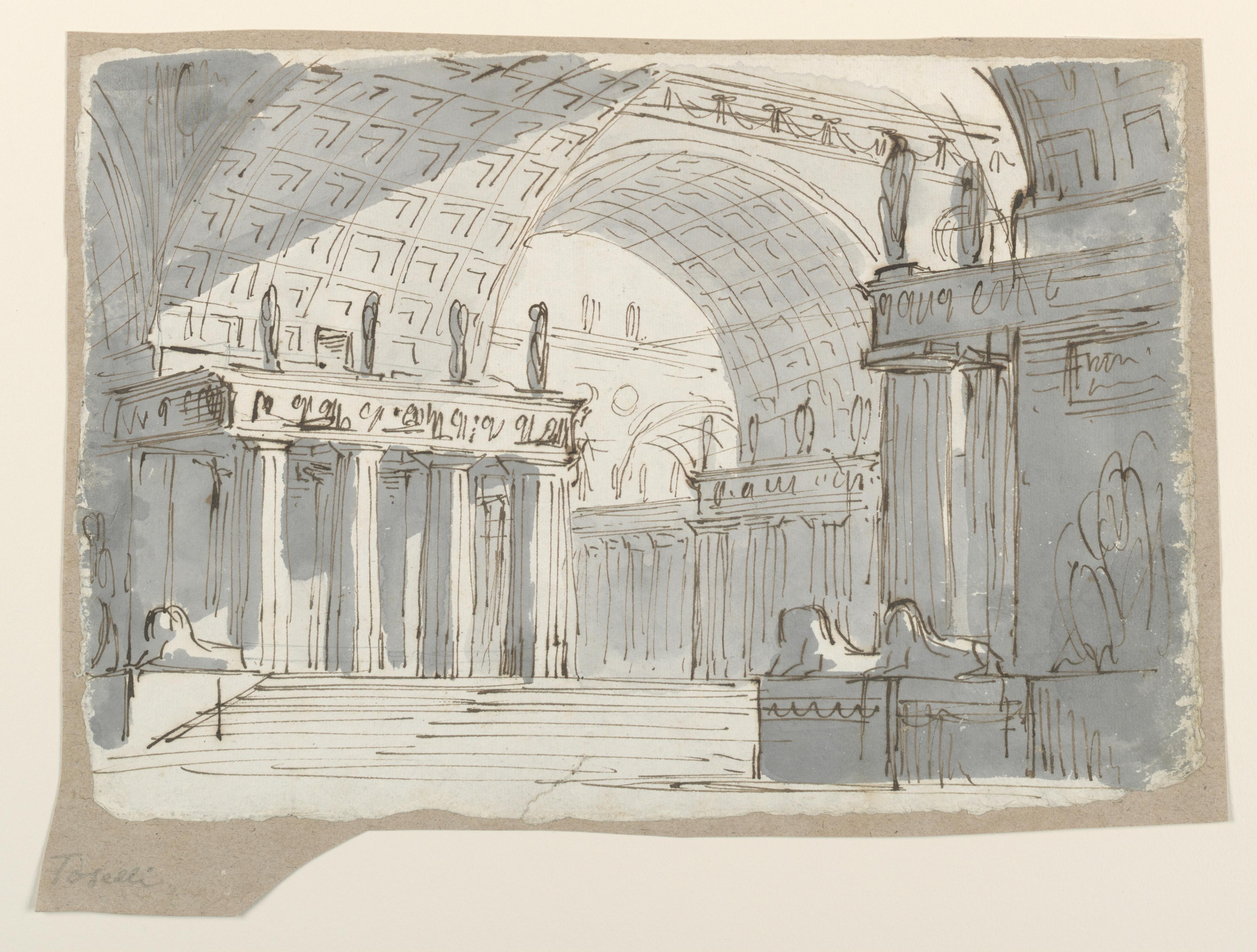 Stage Design, Vaulted Classical Building