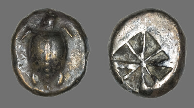 Stater (Coin) Depicting a Sea Turtle