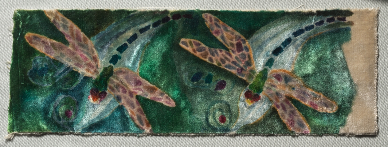 Stenciled Velvet