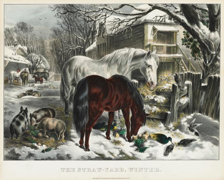 Straw-yard, Winter