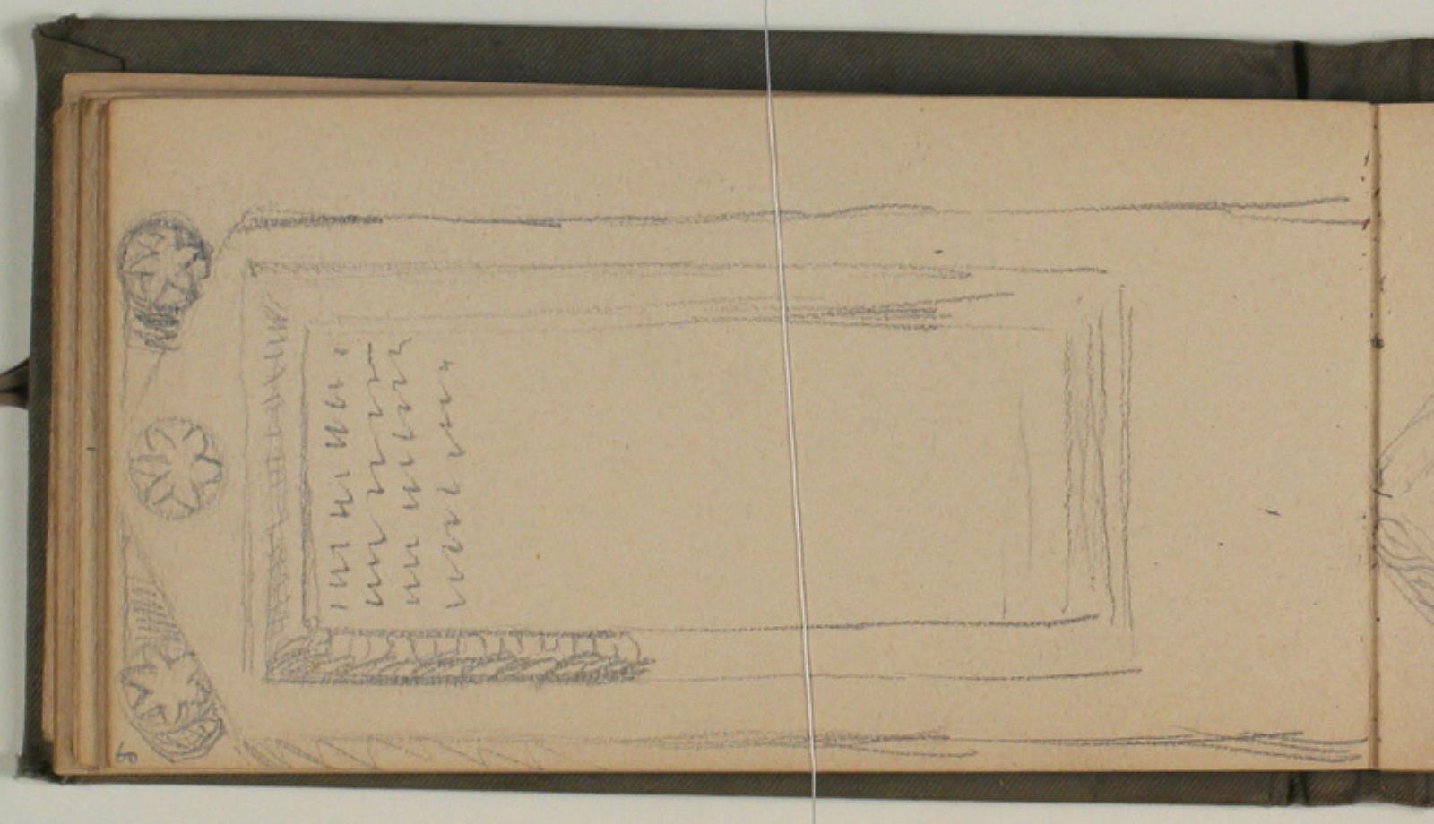 Studie af gravsten