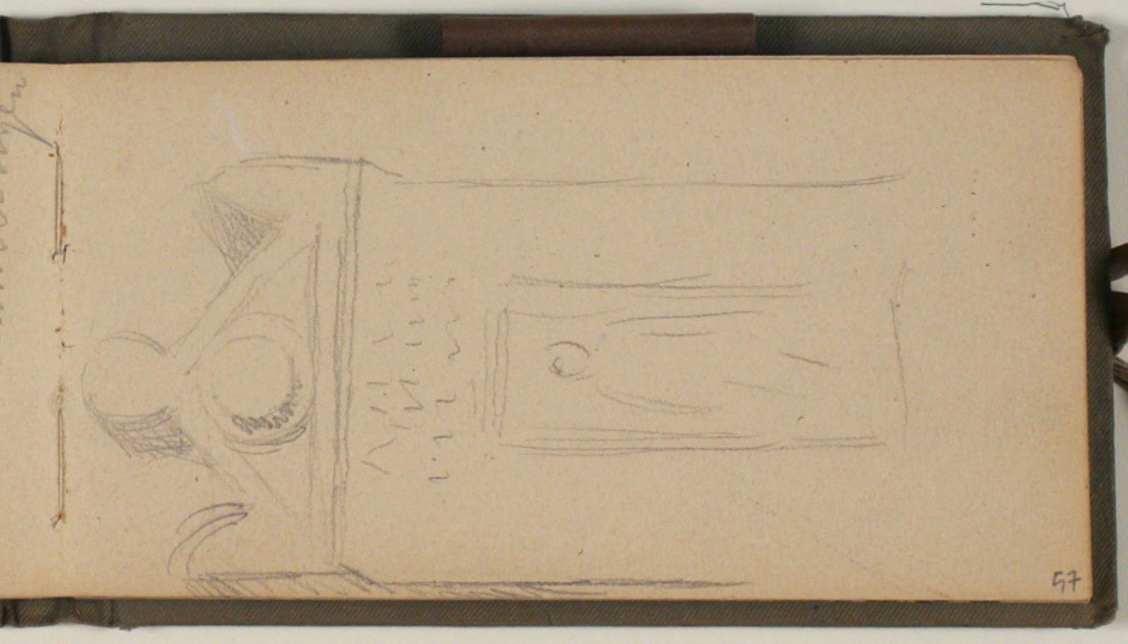 Studier af antik gravstele
