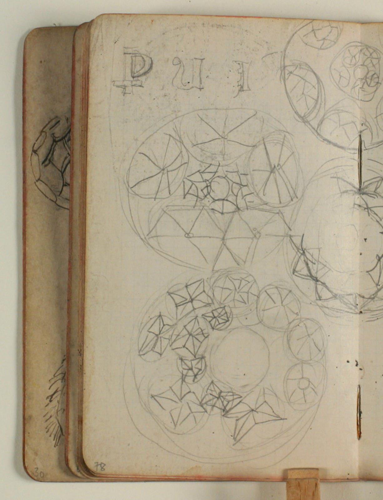 Studier af cirkulære ornamenter