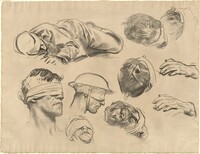 Studies for "Gassed"