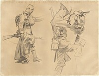Studies for "Gassed" [recto]
